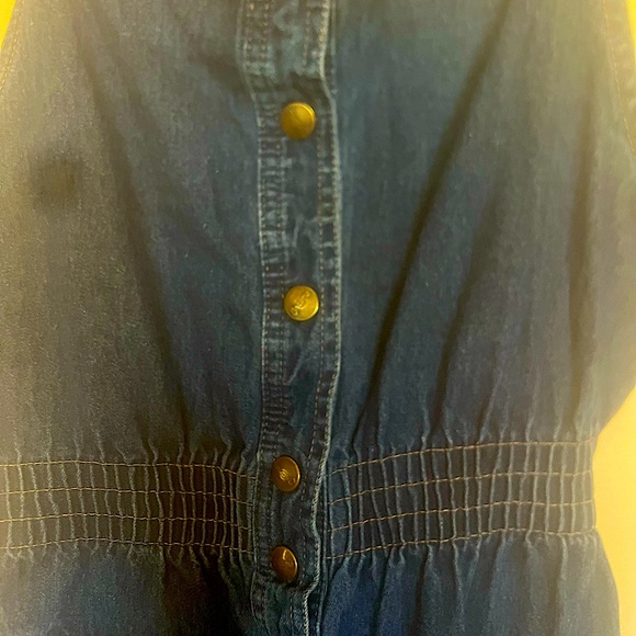 Vintage 80s Dreams denim bib Overalls Size Med so cute! - Picture 5 of 12